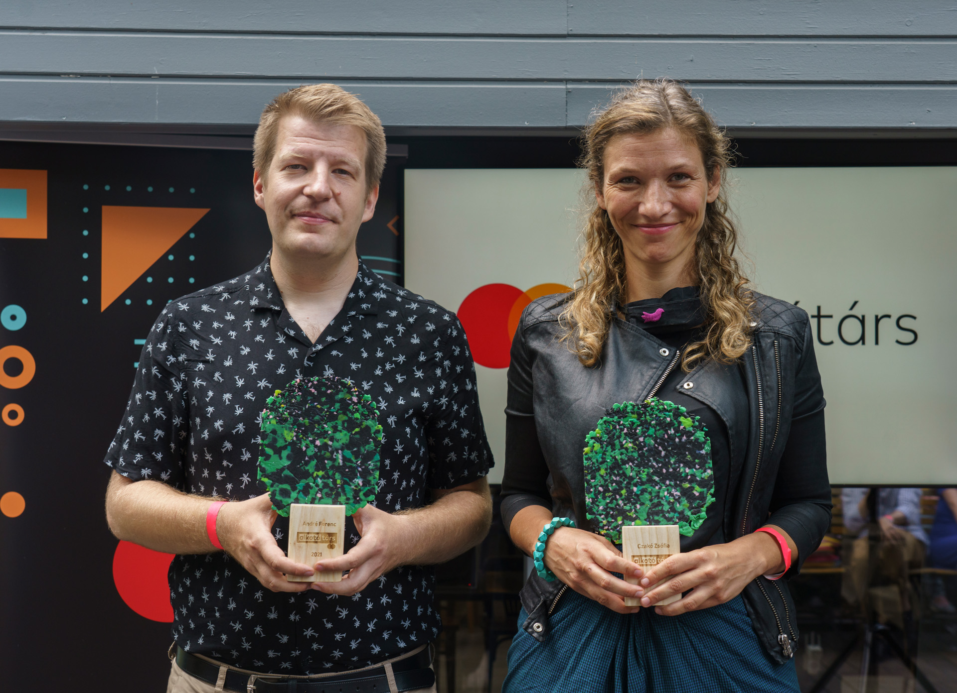 Czakó Zsófia és André Ferenc a Mastercard Alkotótárs ösztöndíj nyertesei