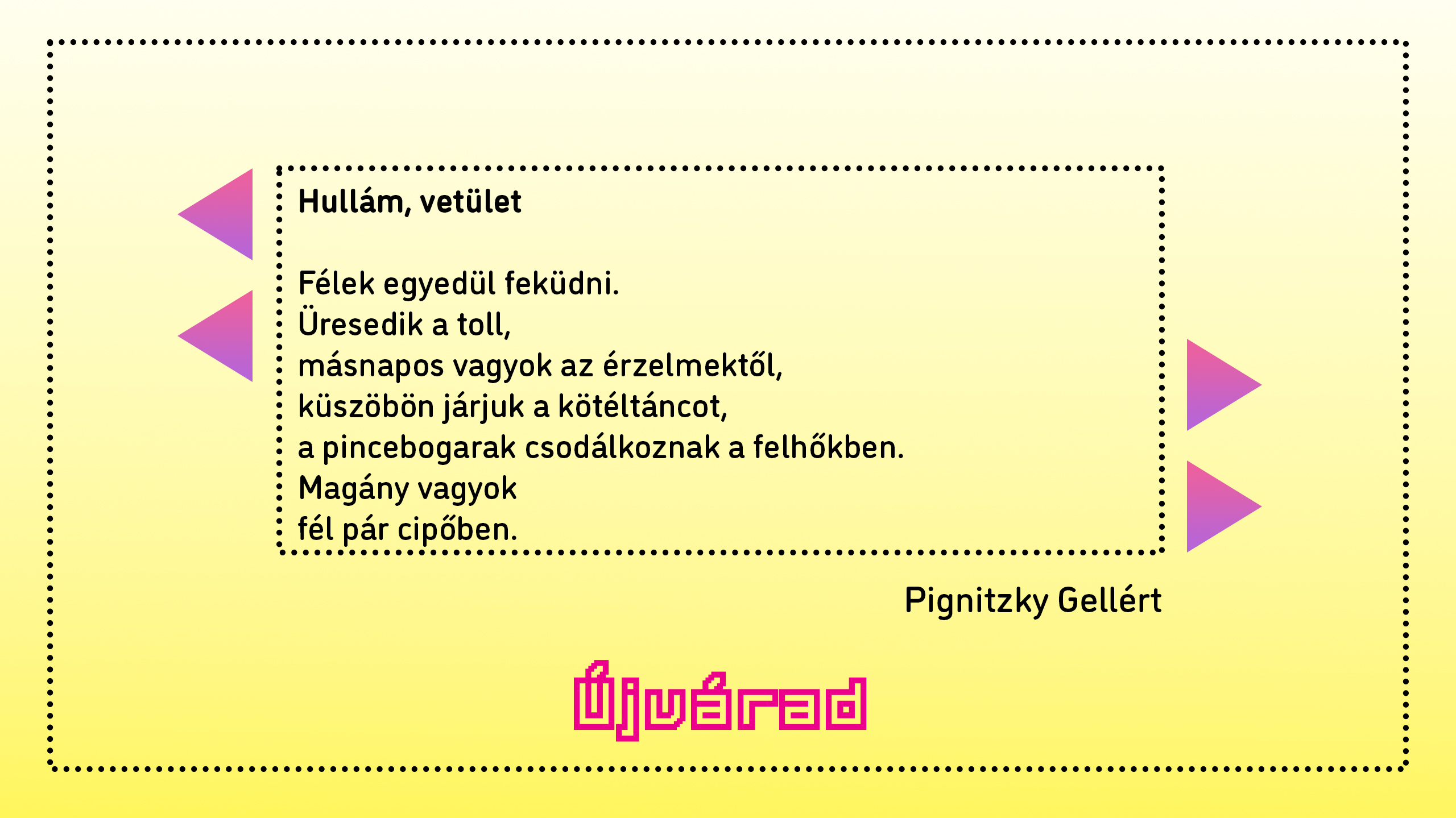 Pignitzky Gellért versei