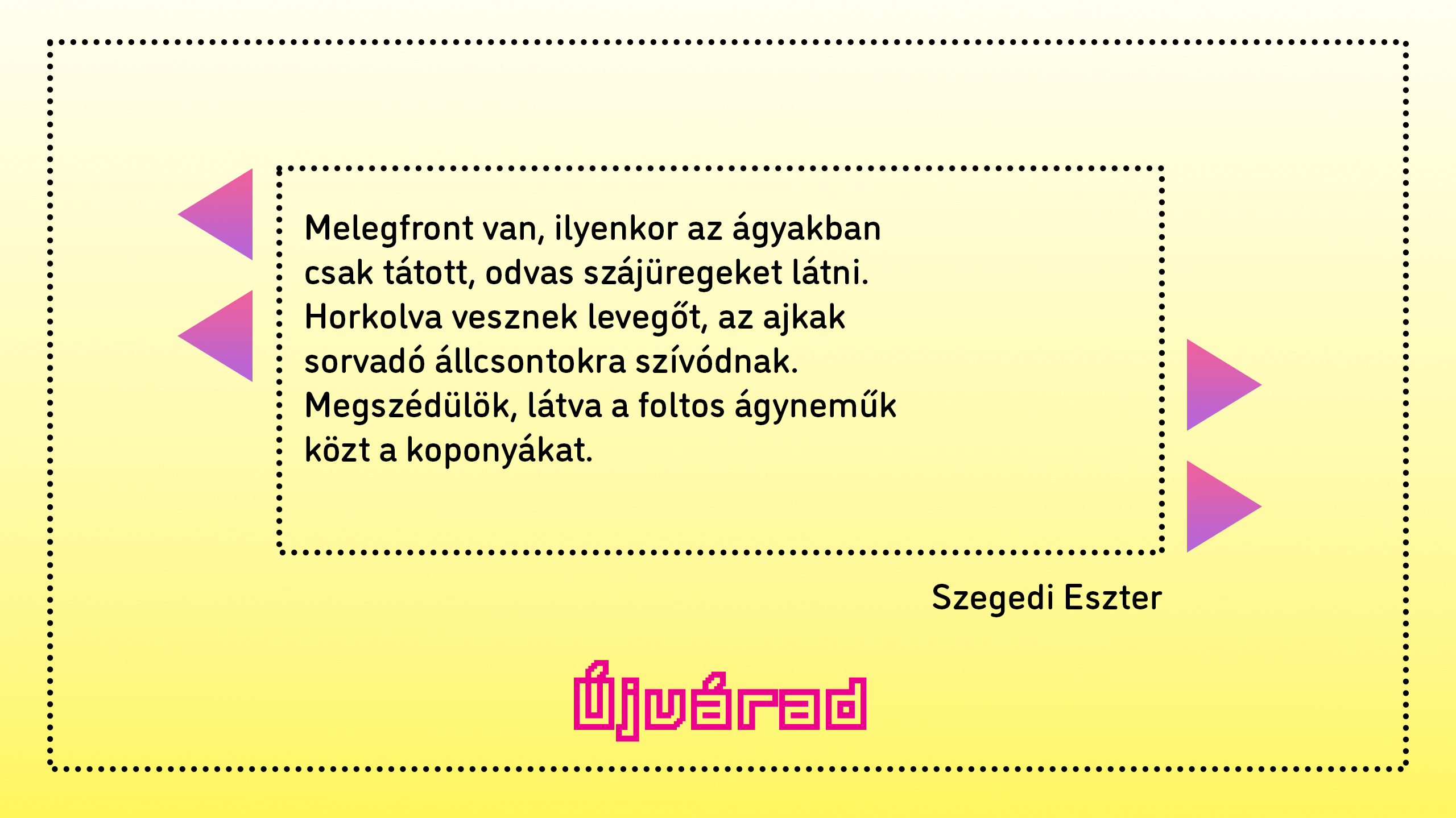 Szegedi Eszter versei