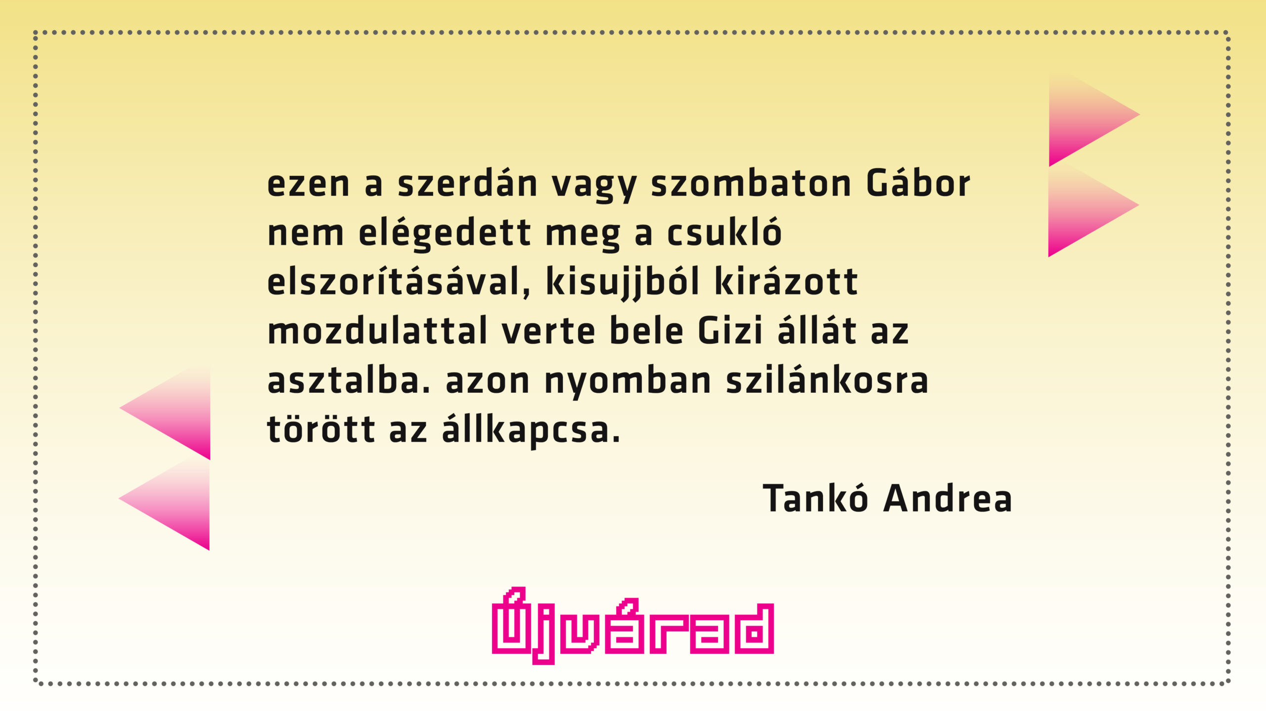 Tankó Andrea novellái